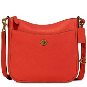 Coach Pebble Leather Chaise Bag